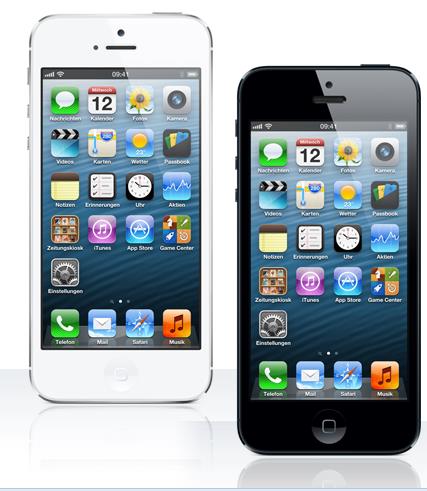 Apple iPhone 5 schwarz oder weiß