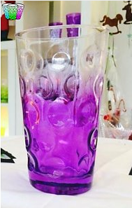 Original Farbiges Dubbeglas, 0,5 Liter geeicht, 