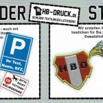 HB-Druck Schilder