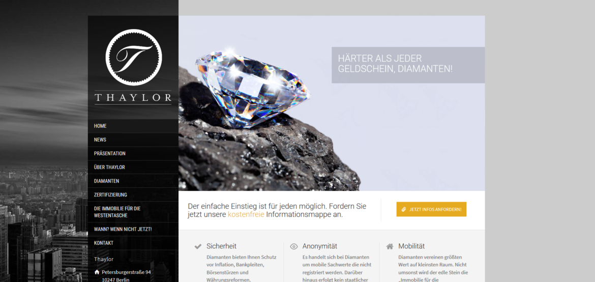 Diamanten Als Geldanlage Inflationsschutz Und Kapitalsicherung Nachrichten Von Online Shops