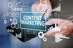 durchsichtige Grafik Content Marketing