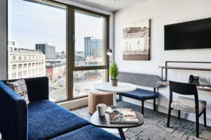 Ausblick aus einem der Appartments