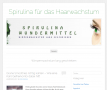 Spirulina Nahrungsergänzung